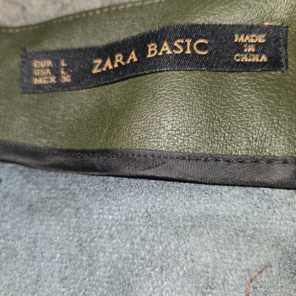 Olive Zara basics midi skirt - Picture 4 of 4